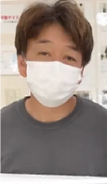 笑顔の患者さん